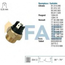 37340 FAE Термовыключатель, вентилятор радиатора