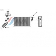 RT6170 AVA Теплообменник, отопление салона