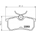 2335301 TEXTAR Комплект тормозных колодок, дисковый тормоз