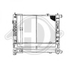 8503230 DIEDERICHS Радиатор, охлаждение двигателя
