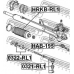 0321-RL1 FEBEST Наконечник поперечной рулевой тяги