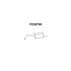 FD30790 VENEPORTE Глушитель выхлопных газов конечный