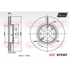 875307.6880 MAXTECH Тормозной диск