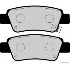 J3614016 HERTH+BUSS JAKOPARTS Комплект тормозных колодок, дисковый тормоз