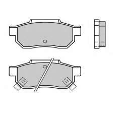 12-0396 E.T.F. Комплект тормозных колодок, дисковый тормоз
