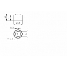 TKR 9883 TIMKEN Натяжной ролик, ремень грм