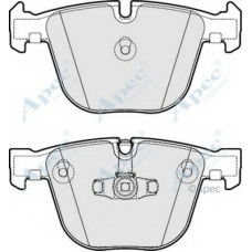 PAD1803 APEC Комплект тормозных колодок, дисковый тормоз