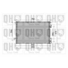 QCN448 QUINTON HAZELL Конденсатор, кондиционер