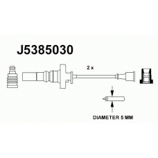 J5385030 NIPPARTS Комплект проводов зажигания