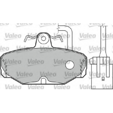 551780 VALEO Комплект тормозных колодок, дисковый тормоз