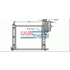 0319501 KUHLER SCHNEIDER Радиатор, охлаждение двигател