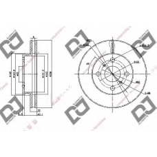 BD1094 DJ PARTS Тормозной диск