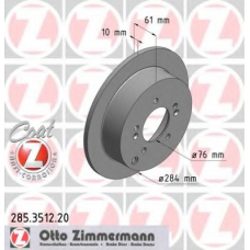 285.3512.20 ZIMMERMANN Тормозной диск