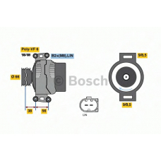 0 121 715 178 BOSCH Генератор