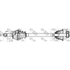 250010 GSP Приводной вал
