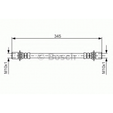 1 987 476 497 BOSCH Тормозной шланг