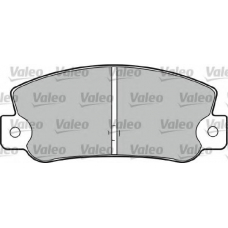 598141 VALEO Комплект тормозных колодок, дисковый тормоз