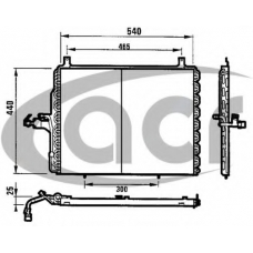 300042 ACR Конденсатор, кондиционер