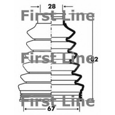 FCB2830 FIRST LINE Пыльник, приводной вал