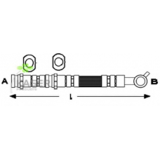 38-0460 KAGER Тормозной шланг