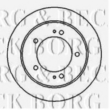 BBD4324 BORG & BECK Тормозной диск