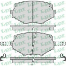 05P1043 LPR Комплект тормозных колодок, дисковый тормоз