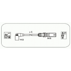 ABM79 JANMOR Комплект проводов зажигания