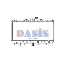 210040N AKS DASIS Радиатор, охлаждение двигателя