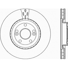 BDA1957.20 OPEN PARTS Тормозной диск