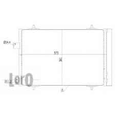 009-016-0003 LORO Конденсатор, кондиционер