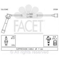 4.7005 FACET Комплект проводов зажигания