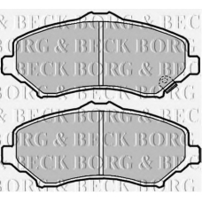 BBP2089 BORG & BECK Комплект тормозных колодок, дисковый тормоз