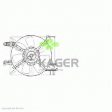 32-2092 KAGER Вентилятор, охлаждение двигателя
