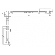 VBJ140 MOTAQUIP Тормозной шланг