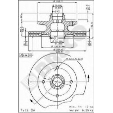 BS 7898 BRECO Тормозной диск