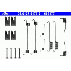 03.0137-9177.2 ATE Комплектующие, тормозная колодка