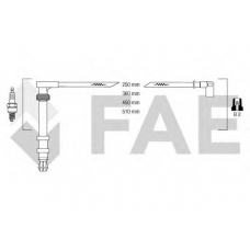 86050 FAE Комплект проводов зажигания