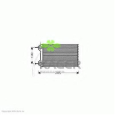 32-0206 KAGER Теплообменник, отопление салона
