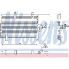 94215 NISSENS Конденсатор, кондиционер