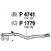 P4741 FENNO Труба выхлопного газа