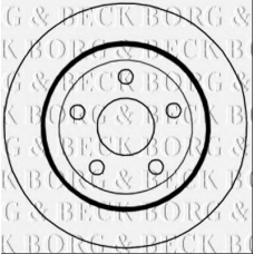 BBD6006S BORG & BECK Тормозной диск