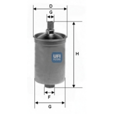 31.503.00 UFI Топливный фильтр