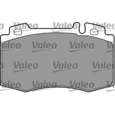 597468 VALEO Комплект тормозных колодок, дисковый тормоз