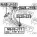 NAB-J10S FEBEST Подвеска, рычаг независимой подвески колеса