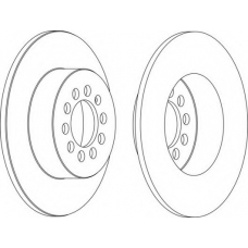 DDF1224-1 FERODO Тормозной диск