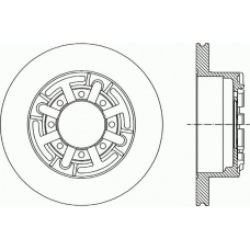 BDR1691.10 OPEN PARTS Тормозной диск