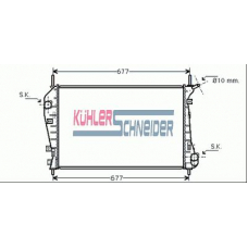 1800721 KUHLER SCHNEIDER Радиатор, охлаждение двигател