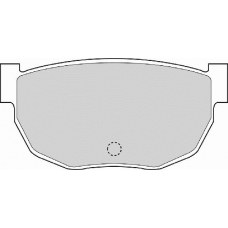 FD898A NECTO Комплект тормозных колодок, дисковый тормоз