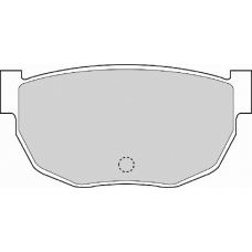 FD898A NECTO Комплект тормозных колодок, дисковый тормоз