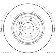 BDC5459 QUINTON HAZELL Тормозной диск